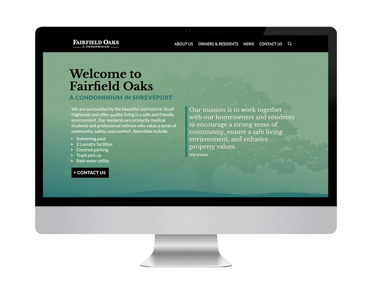 Fairfield Oaks website
